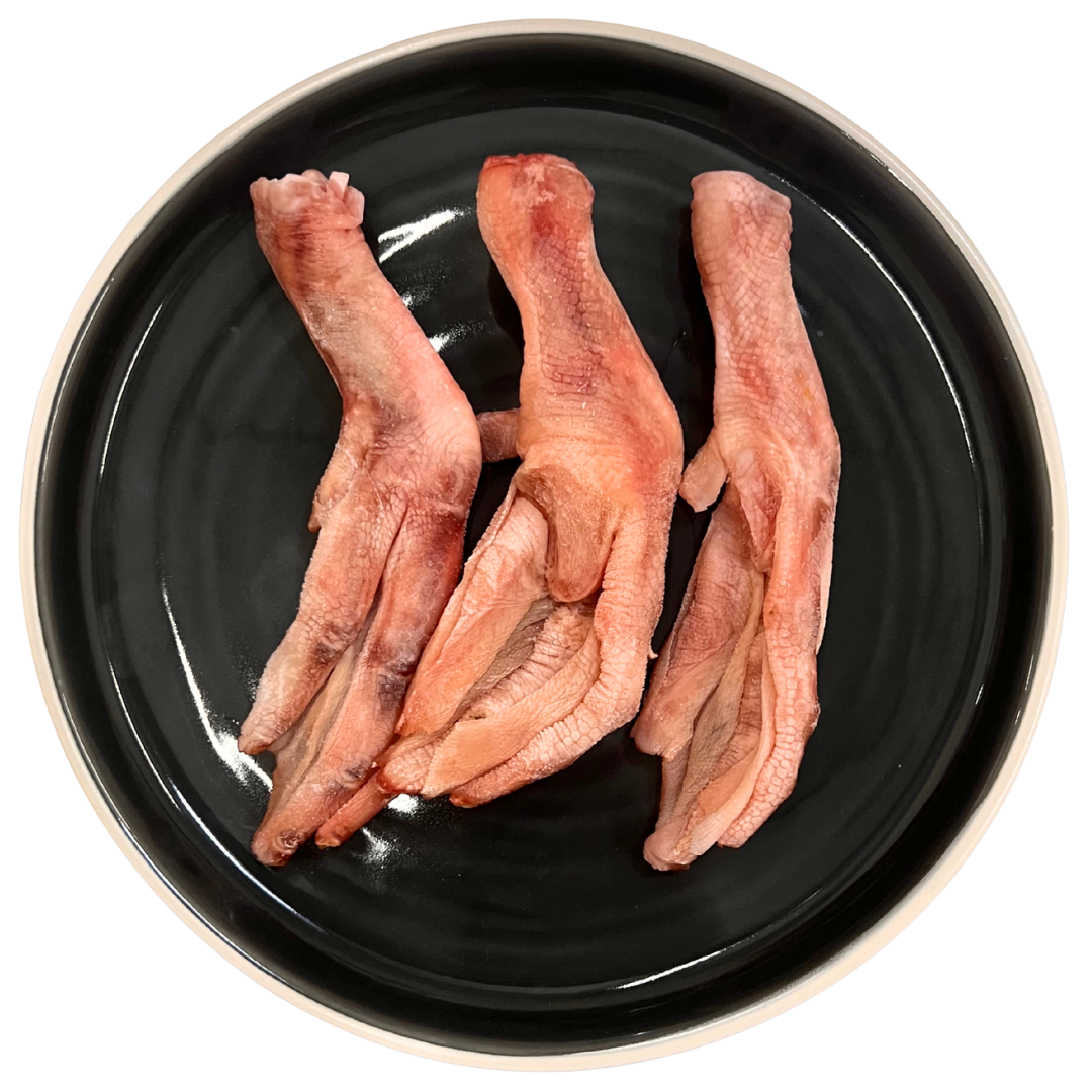 Raw Duck Feet