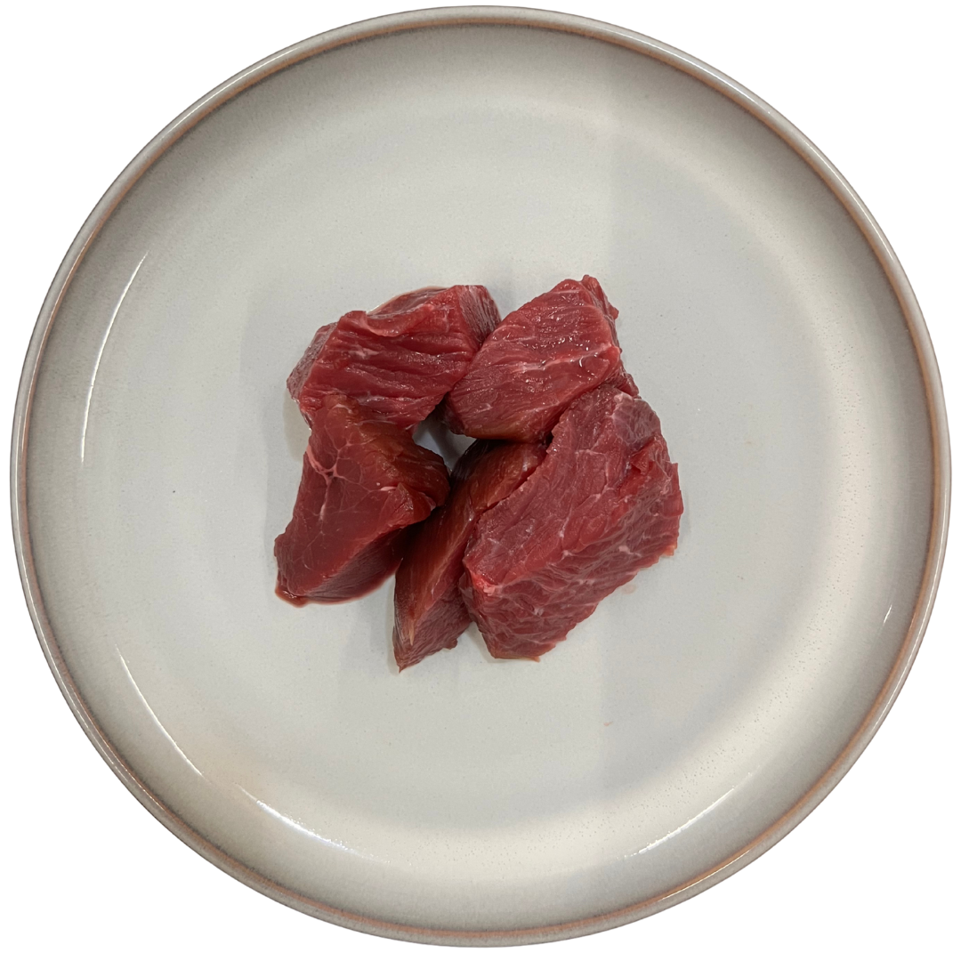 Raw Ostrich Chunks