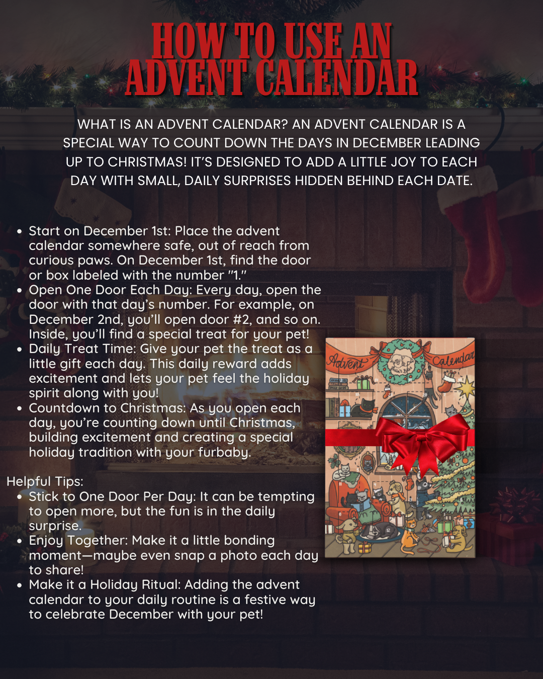 Christmas Advent Calendar (Dog and Cat friendly)