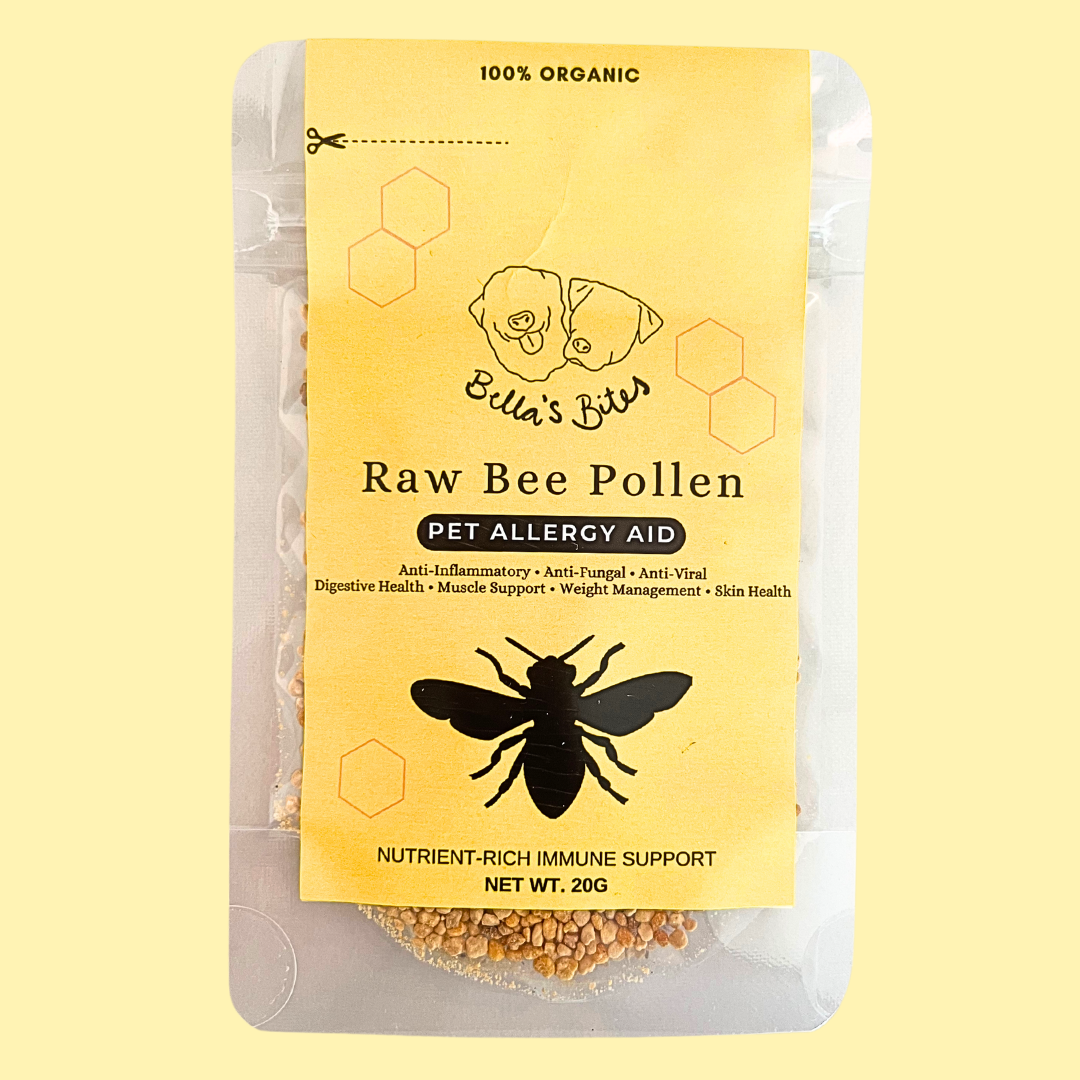 Organic Raw Bee Pollen Supplement Food Topper [Allergy Relief]