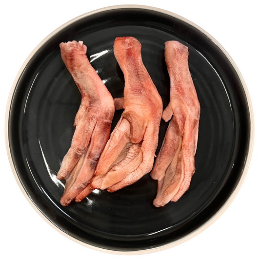 Raw Duck Feet