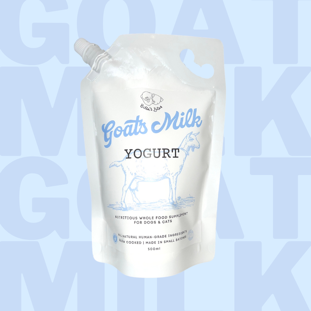 Goat's Milk Yogurt with Blue Spirulina