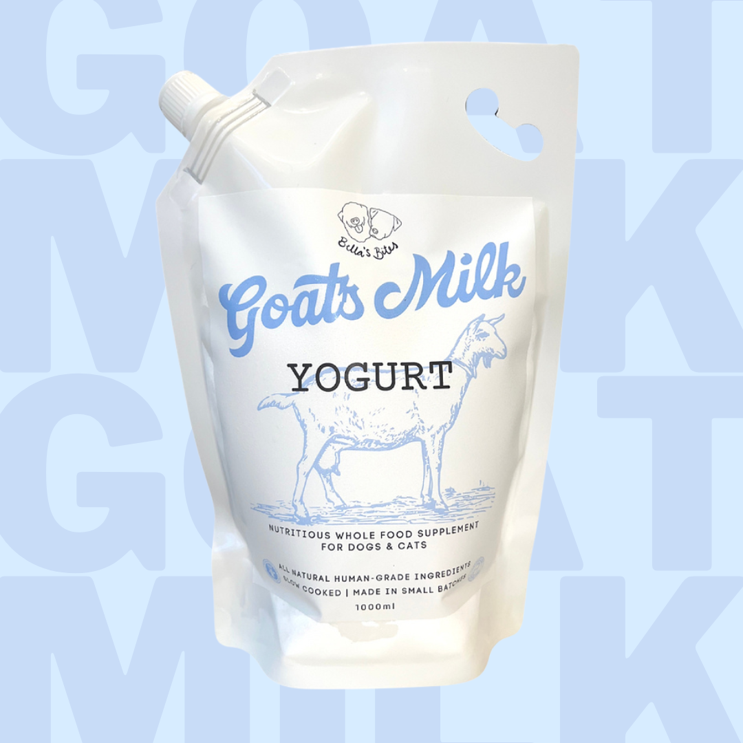 Goat's Milk Yogurt with Blue Spirulina