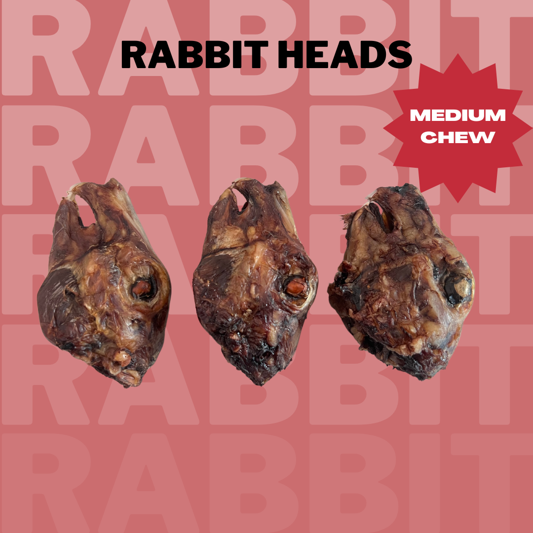 Air Dried Fur-less Rabbit Heads