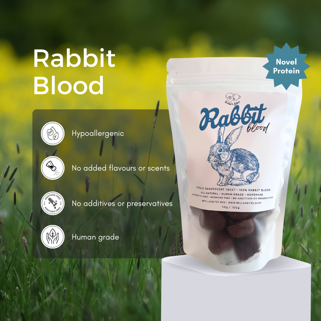 Freeze-Dried Rabbit Blood Hearts