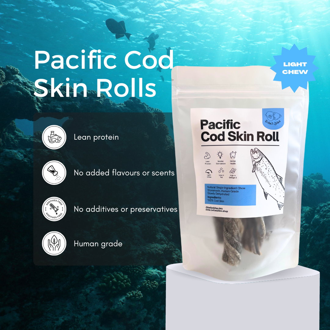 Freeze-Dried Pacific Cod Skin