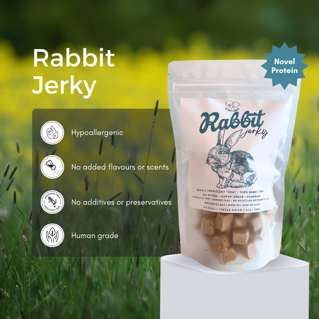 Freeze-Dried Rabbit Jerky