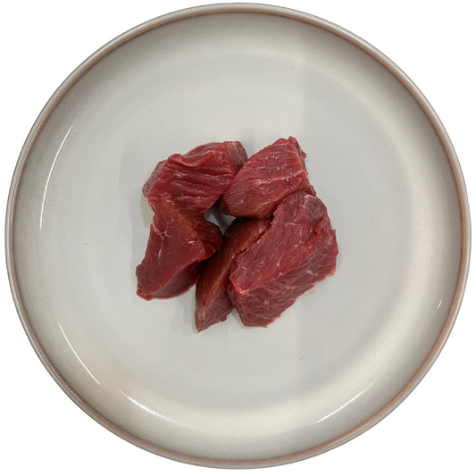 Raw Ostrich Chunks